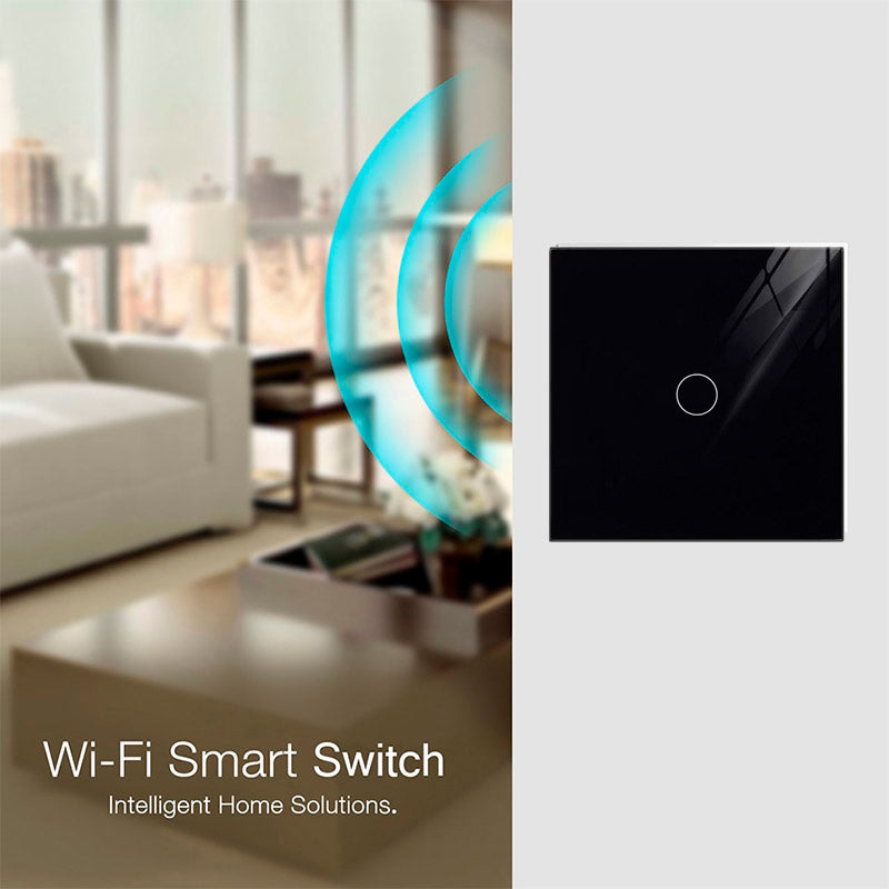 Interruptor Táctil Con Regulador Dimmer Wifi-voz, Negro_2