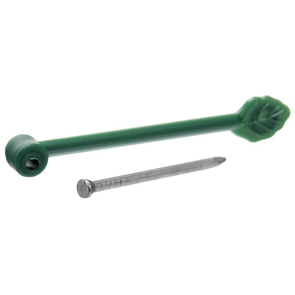 Grampo de escalada Biotop com prego, 8 unidades