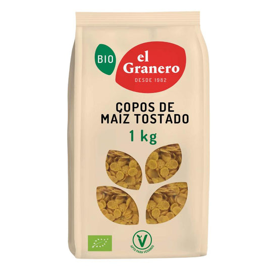 El Granero BIO Flocos de Milho Torrados, 1kg 