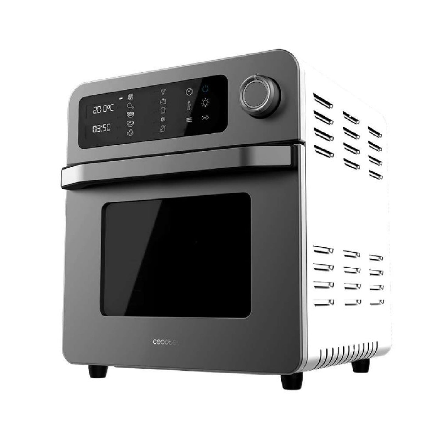 Horno Freidora Bake&fry 1500 Touch. 15 Litros, 1700 W, Resultados Más Sanos, Pantalla Táctil, 10 Menús Predeterminados, Acero Inoxidable, 60-230 º,_0