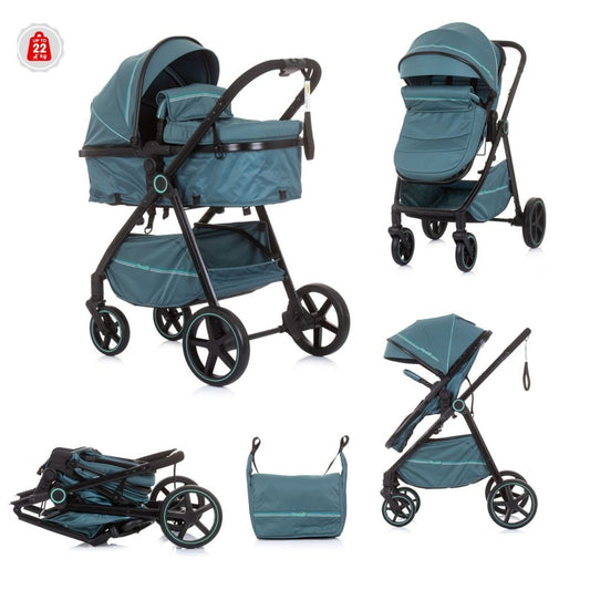 Carrito De Bebé Duo Convertible Misty Hasta 22 Kg Aloe_0