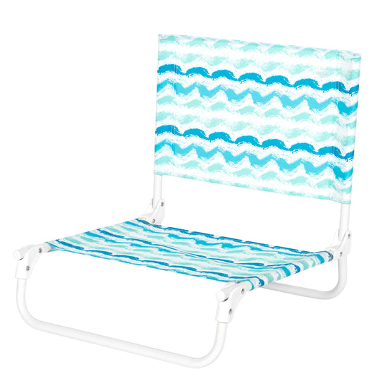 Aktive Silla Baja Plegable De Playa Con Estructura De Acero Y Asiento De Poliéster_0