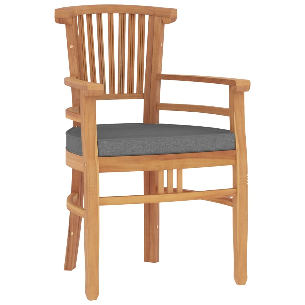 Vidaxl Juego De Comedor Para Jardín 5 Piezas Madera Maciza De Teca_3