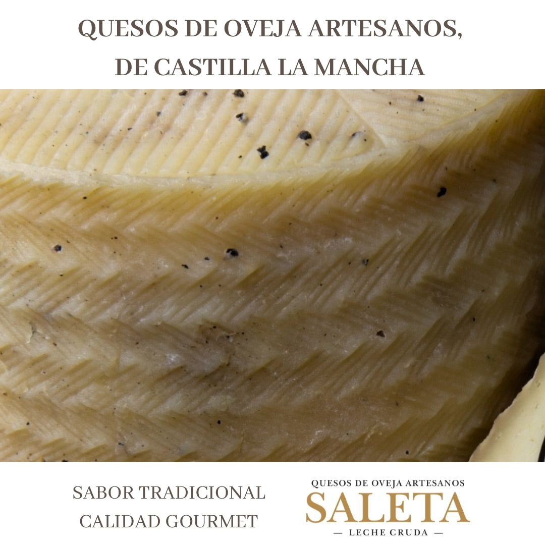 Saleta® Queso Curado De Trufa Entero De Oveja (2,3 Kg) | Elaboración Artesana Quesos De La Mancha | 100% Natural_5