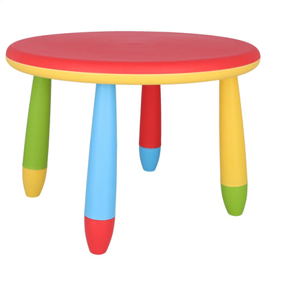 Mesita Infantil Rectangular Roja, Y 2 Sillas_5