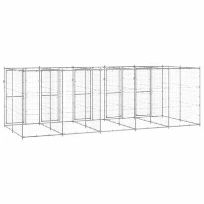 Perrera De Exterior De Acero Galvanizado 12,1 M²_3
