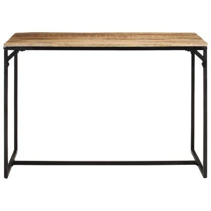 Mesa De Comedor Madera Maciza De Mango Rugosa 110x55x75 Cm_0