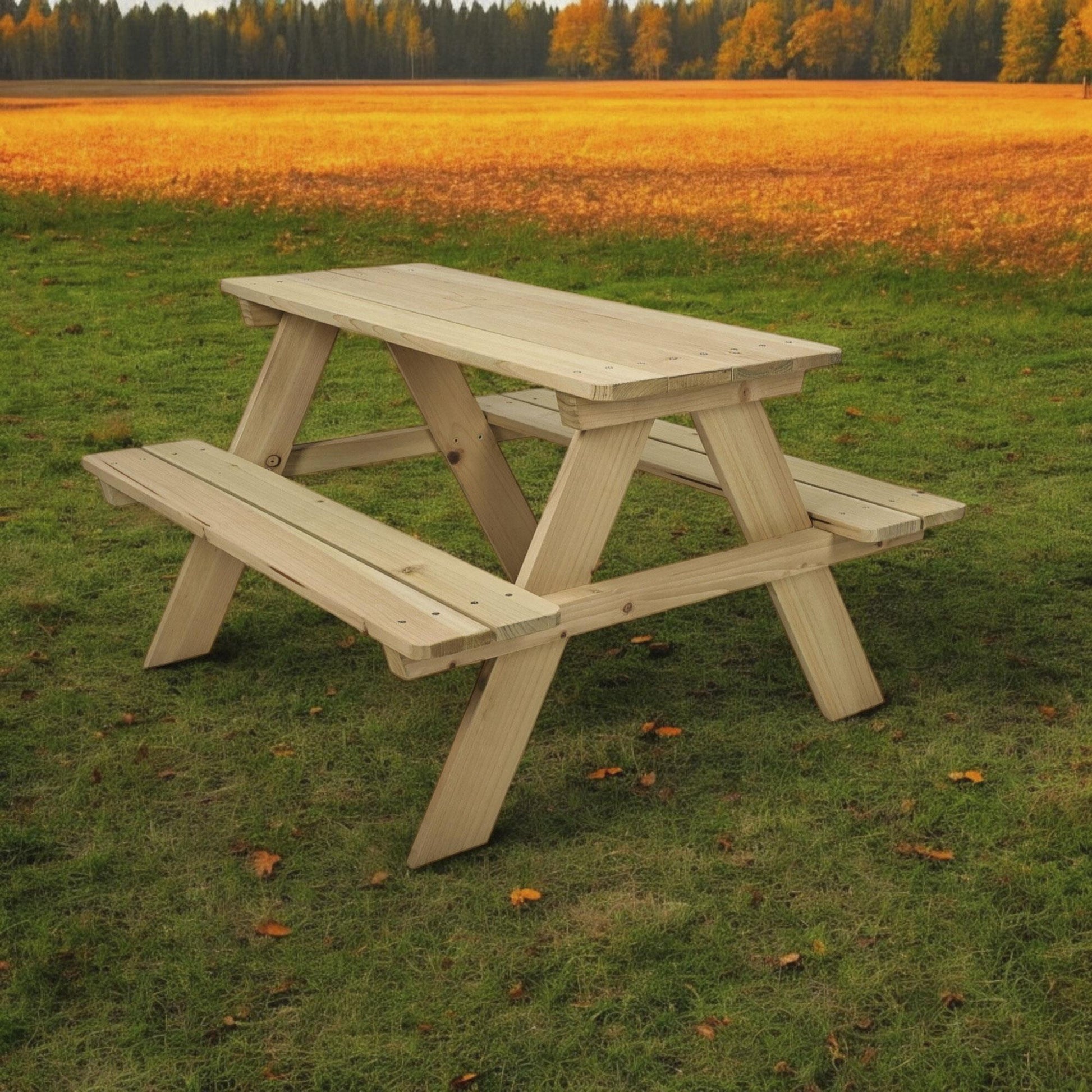 Well Home Mesa De Picnic Para Niños 89x79x50cm_3