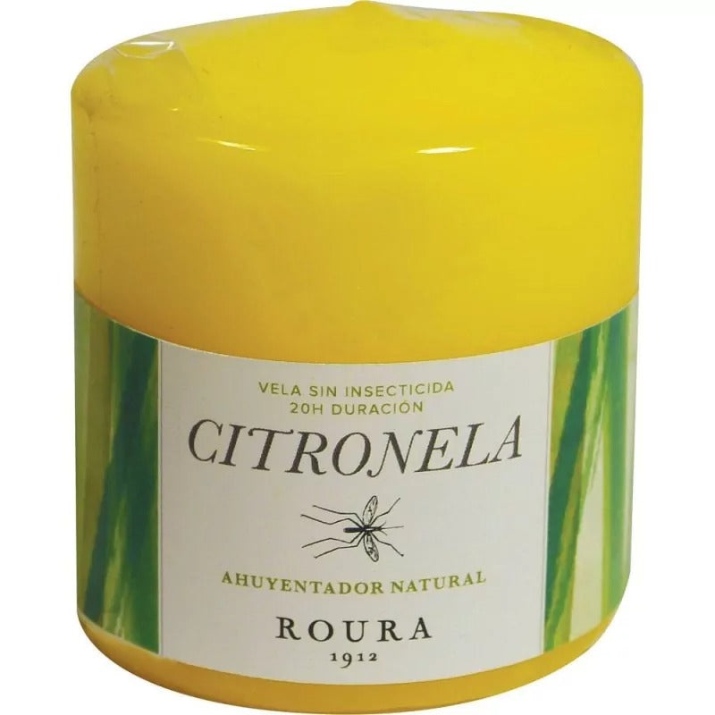 Vela anti-mosquitos de citronela 8 cm Roura
