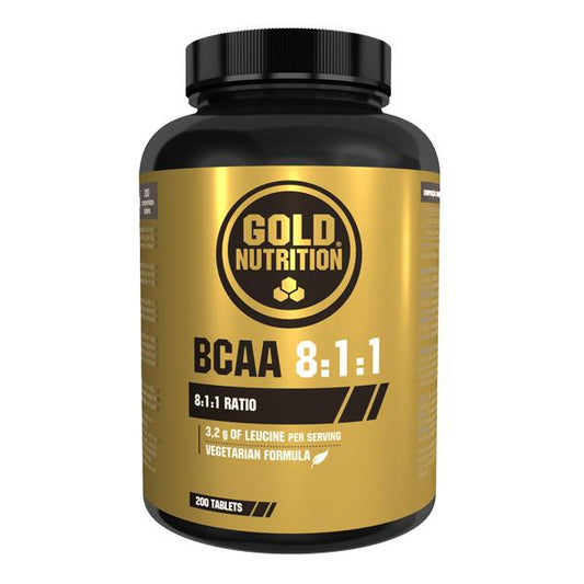 BCAA 8:1:1 Gold Nutrition 200 Cápsulas