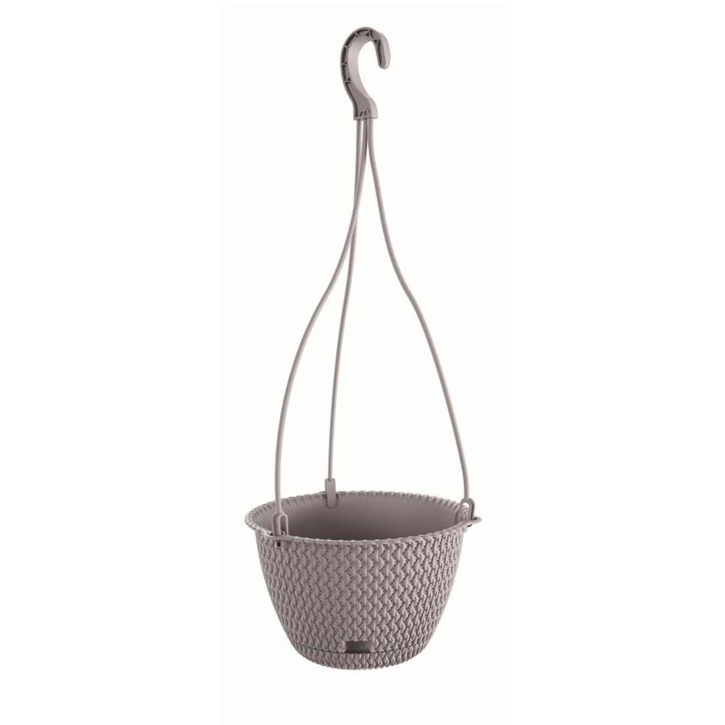 Macetero Colgante Splofy Round W 3l., Dimensiones (mm) 230x230x145, Color Gris Piedra_0