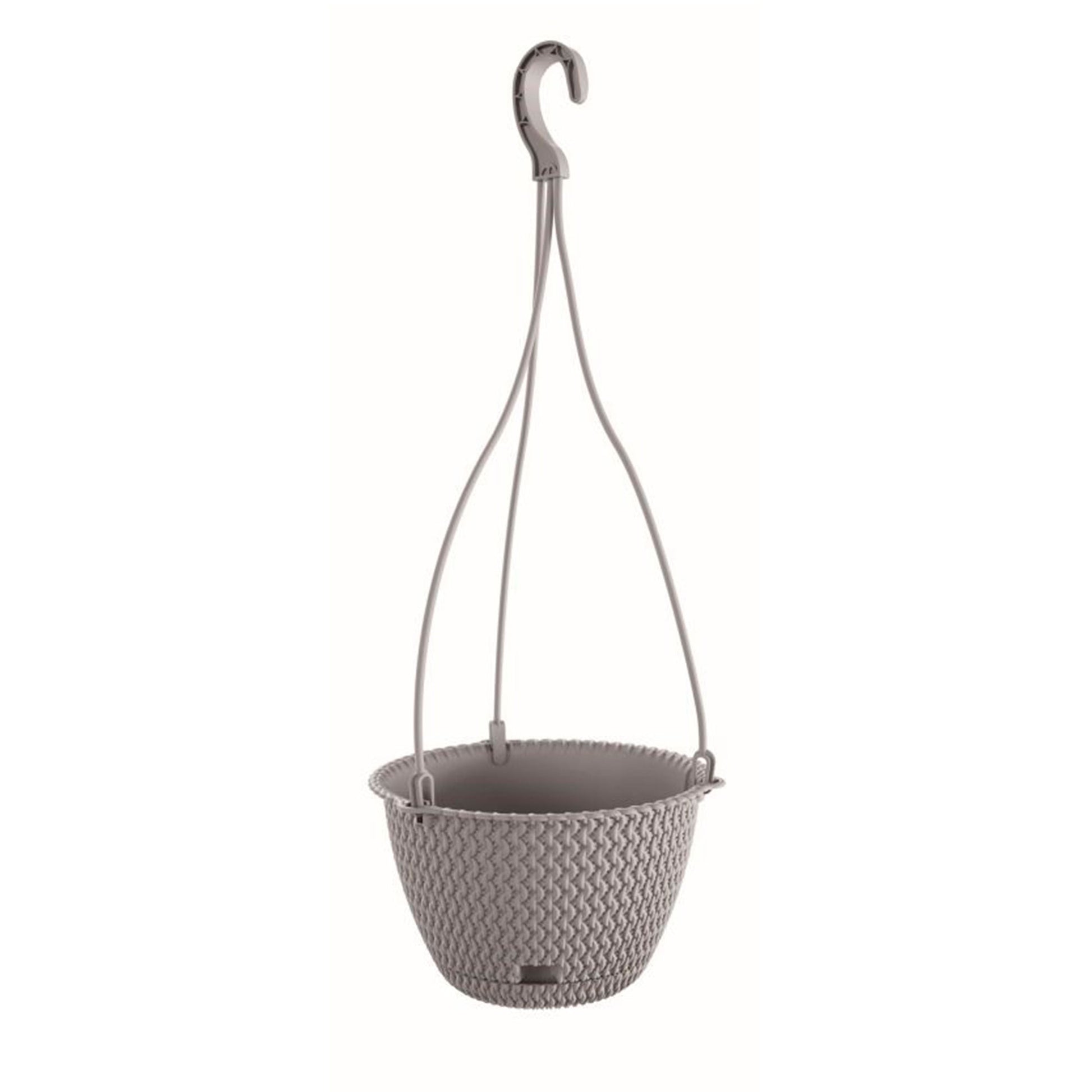 Macetero Colgante Splofy Round W 3l., Dimensiones (mm) 230x230x145, Color Gris Piedra_0
