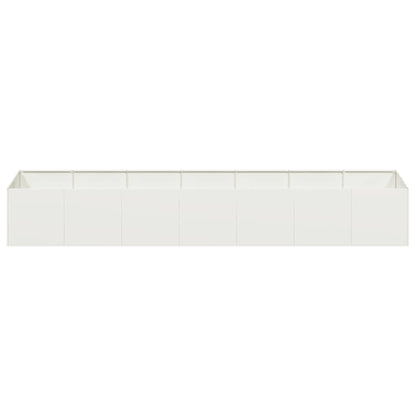 Jardinera Acero Blanco 280x80x40 Cm_3