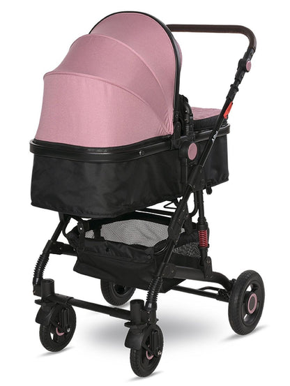 Carrito De Bebé Dúo Convertible Alba Premium Pink_3