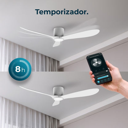 Cecotec Ventilador De Techo Sin Luz Ventilador De Techo Energysilence Aero 5400 Aqua Connected_3