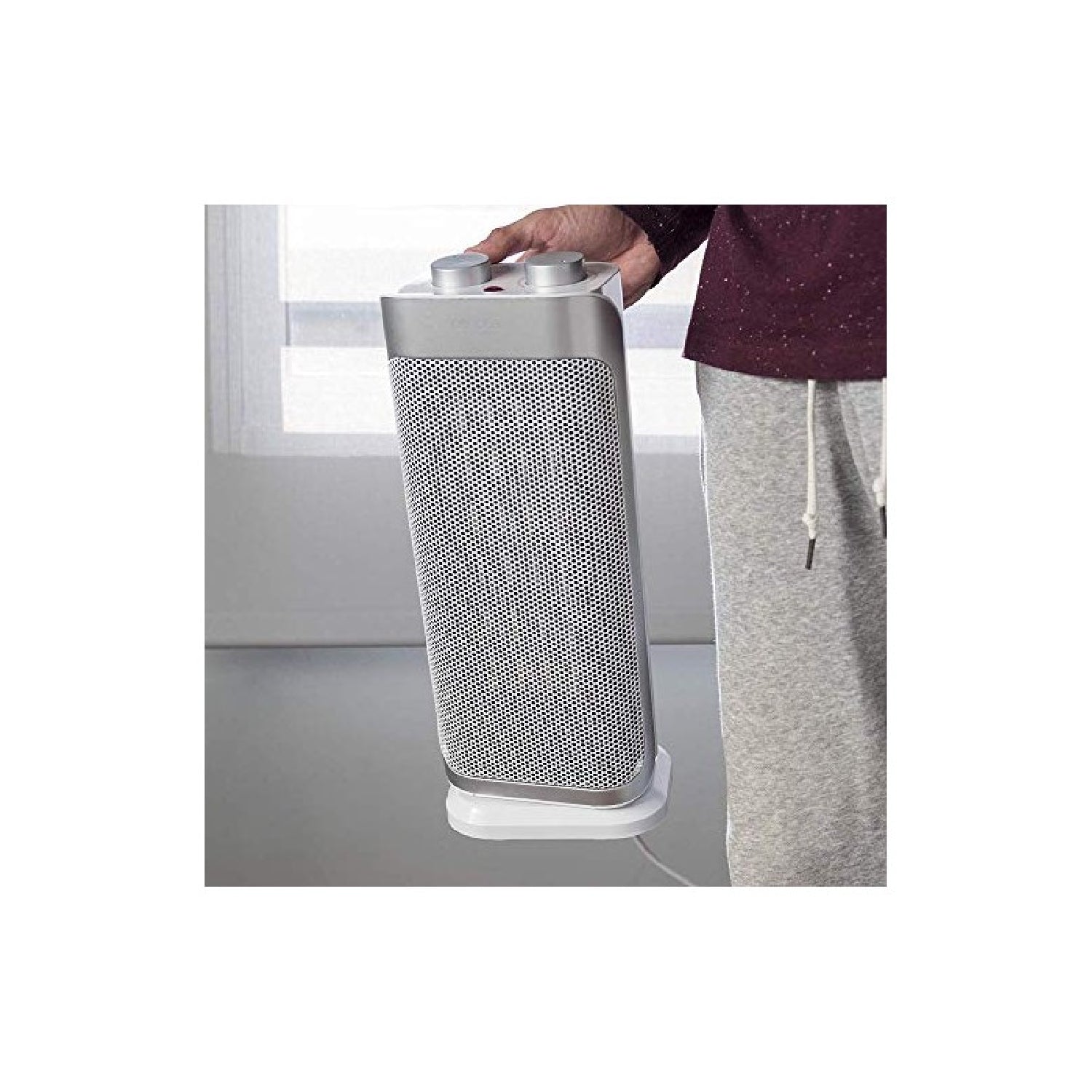 Calefactor Baño Cerámico Ready Warm 6250 Ceramic Sky Style. 2000 W, Termostato Regulable, 3 Modos, Protección Sobrecalentamiento Y Antivuelco, 20 M2_2