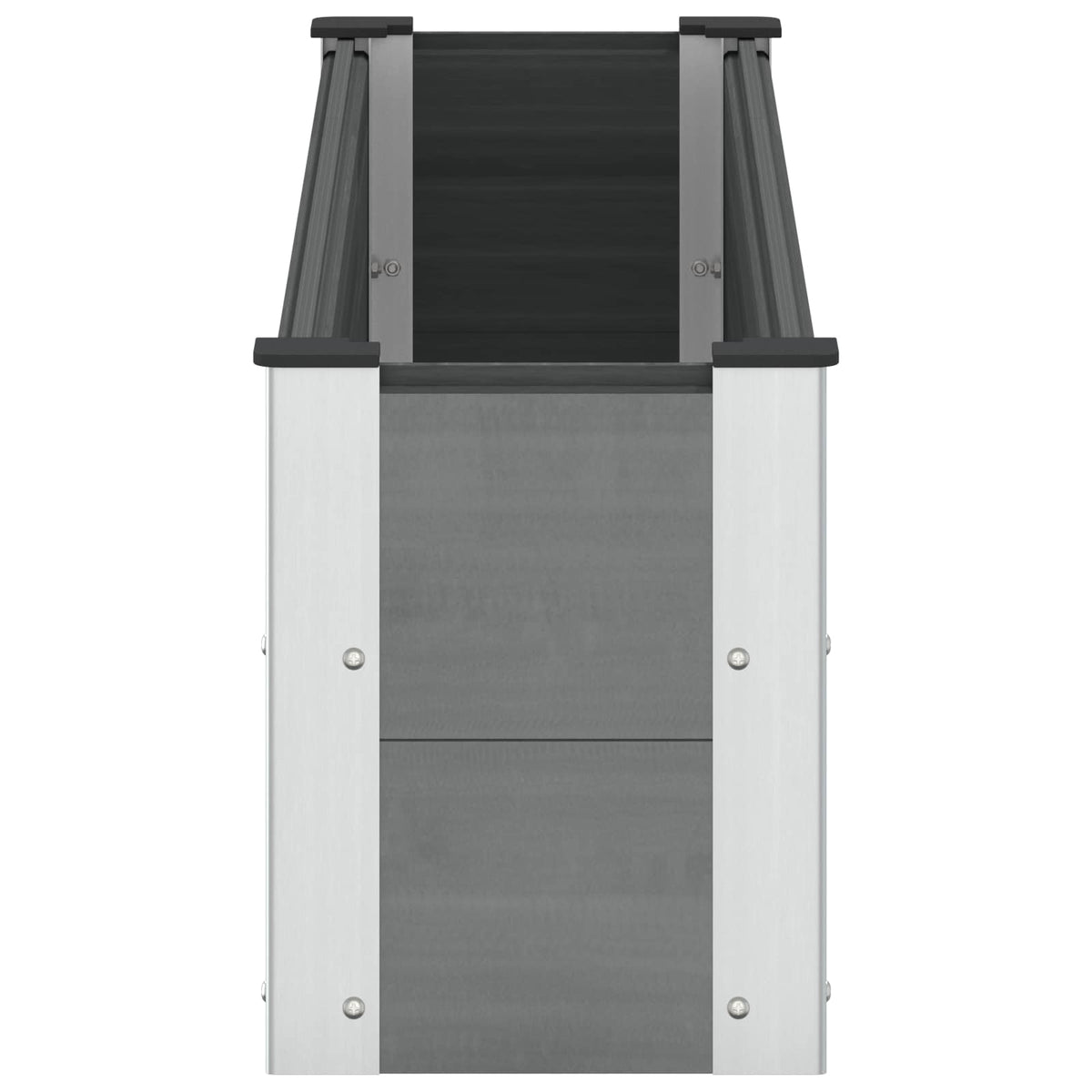 Arriate Elevado Gris 150 X 30 X 36 Cm Wpc Y Aluminio_3