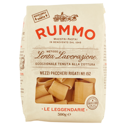 Massa Mezzi Paccheri Nº 152 Rummo 500g