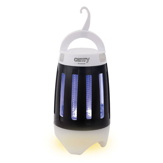 Lámpara Anti-mosquitos, Lámpara Camping Led 2 En 1, Recargable Usb Radio Acción 40 M², Camping Camry Cr 7935, Blanco/negro_0