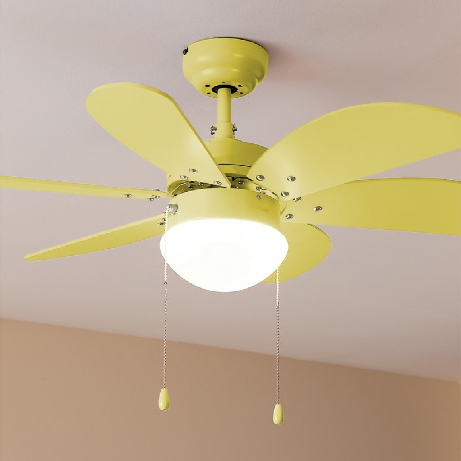 Cecotec Ventilador De Techo Con Luz Energysilence Aero 3600 Vision Full Yellow Cecotec_1