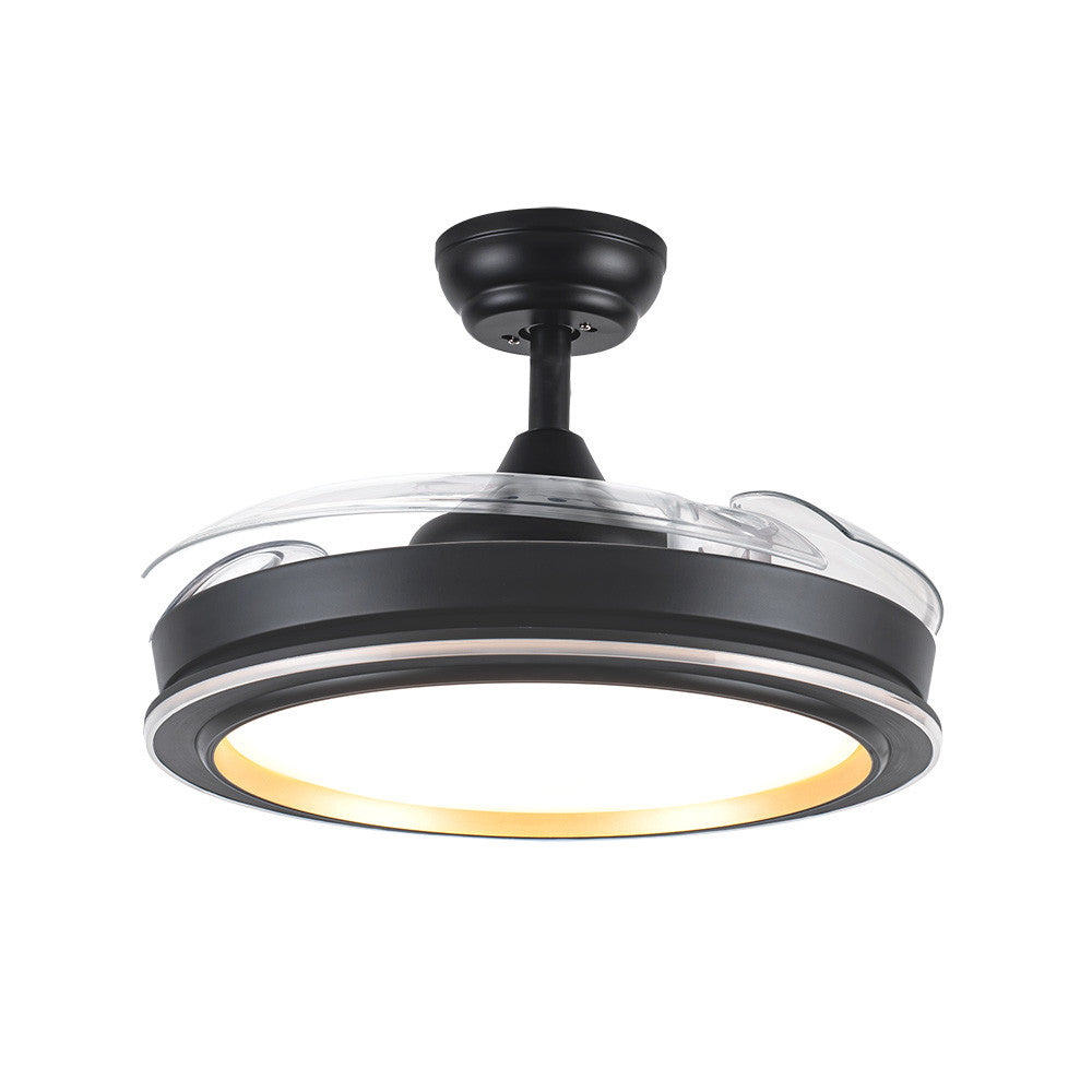 Ventilador Dc Picolo 72w 6226lm Negro/oro 3 Aspas Desp. 106d 3000-4000-6500k Remoto, Memoria_1