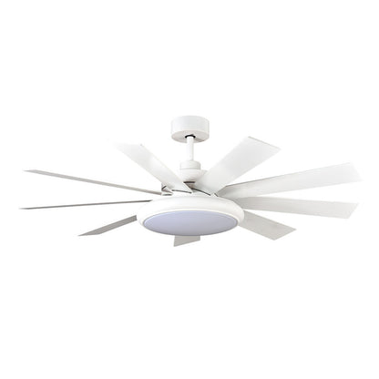 Ventilador Dc Pireo 36w Blanco 9 Aspas Blanca/haya 6 Vel 3colores 3800lm 132d C/remoto, Memoria Y Temporizador_2