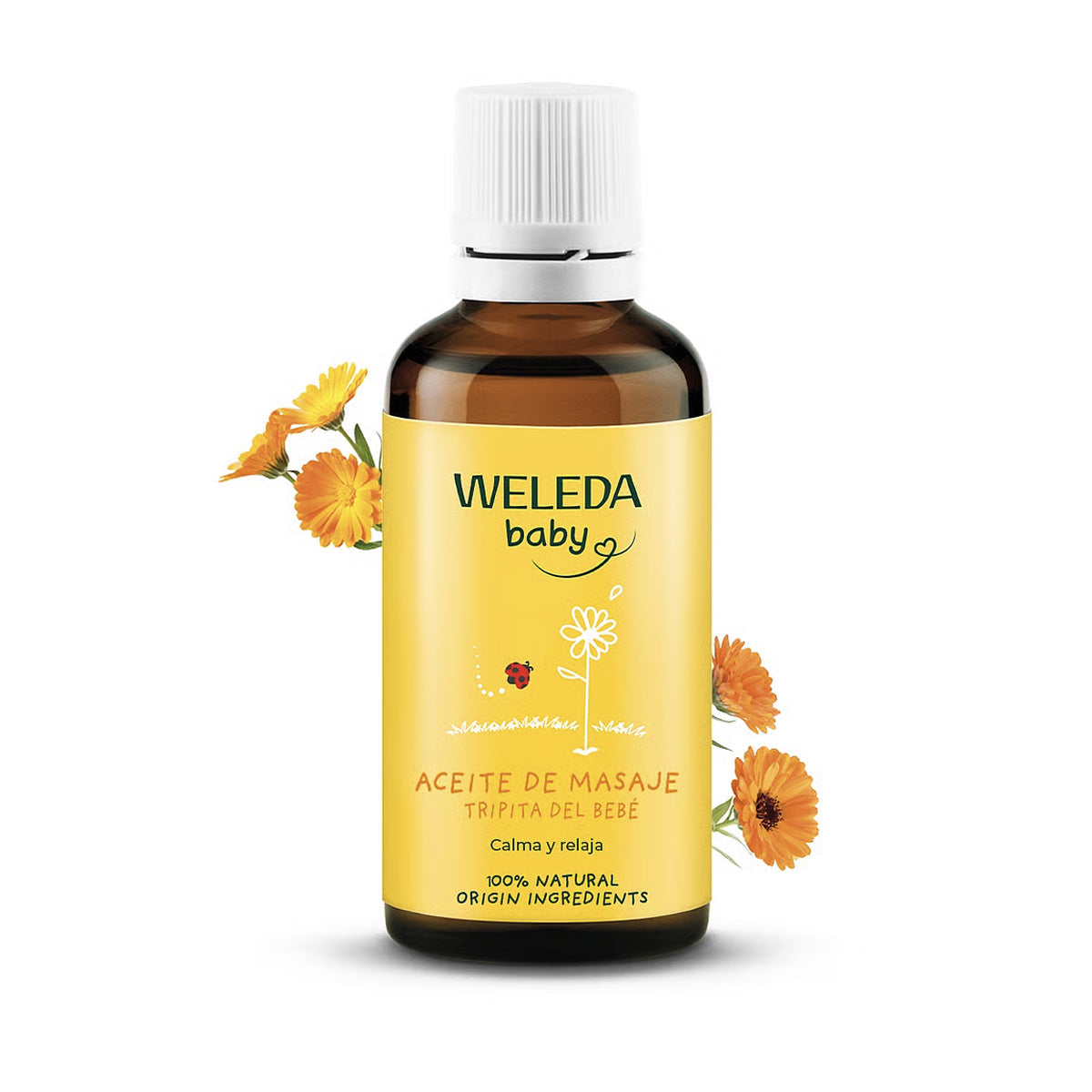 Óleo para Barriga de Bebé Weleda, 50ml
