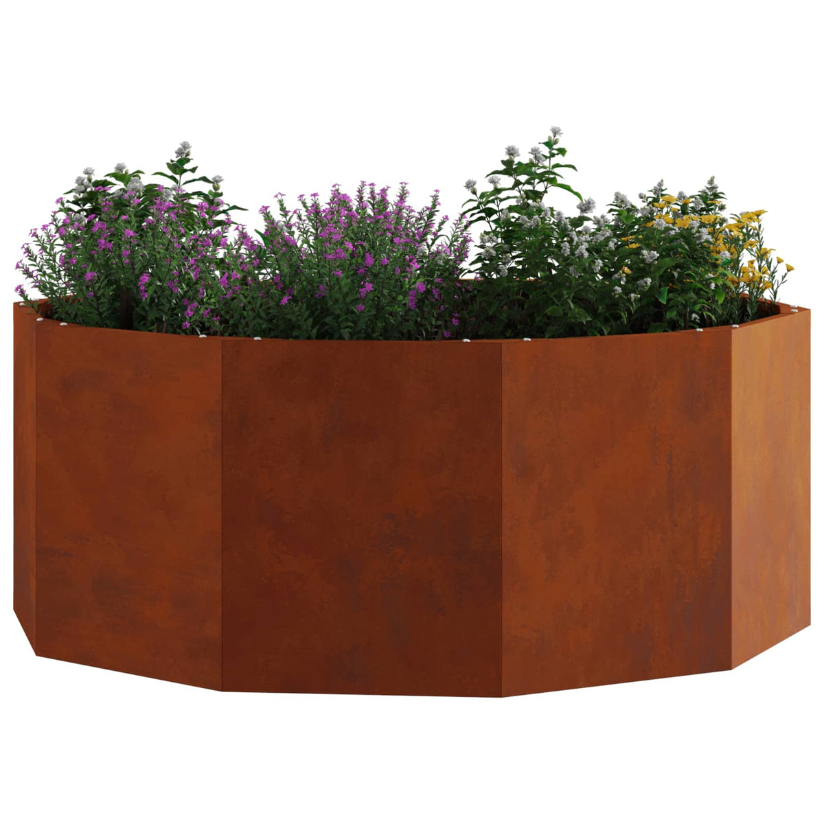 Jardinera Oxidado 90 X 90 X 35 Cm Acero Autopatinable_2