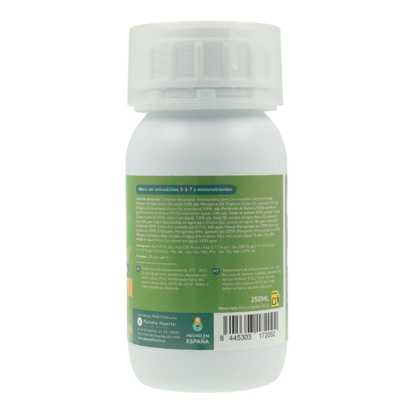 Fertilizante Líquido Planeta Huerto Bonsai 250 ml