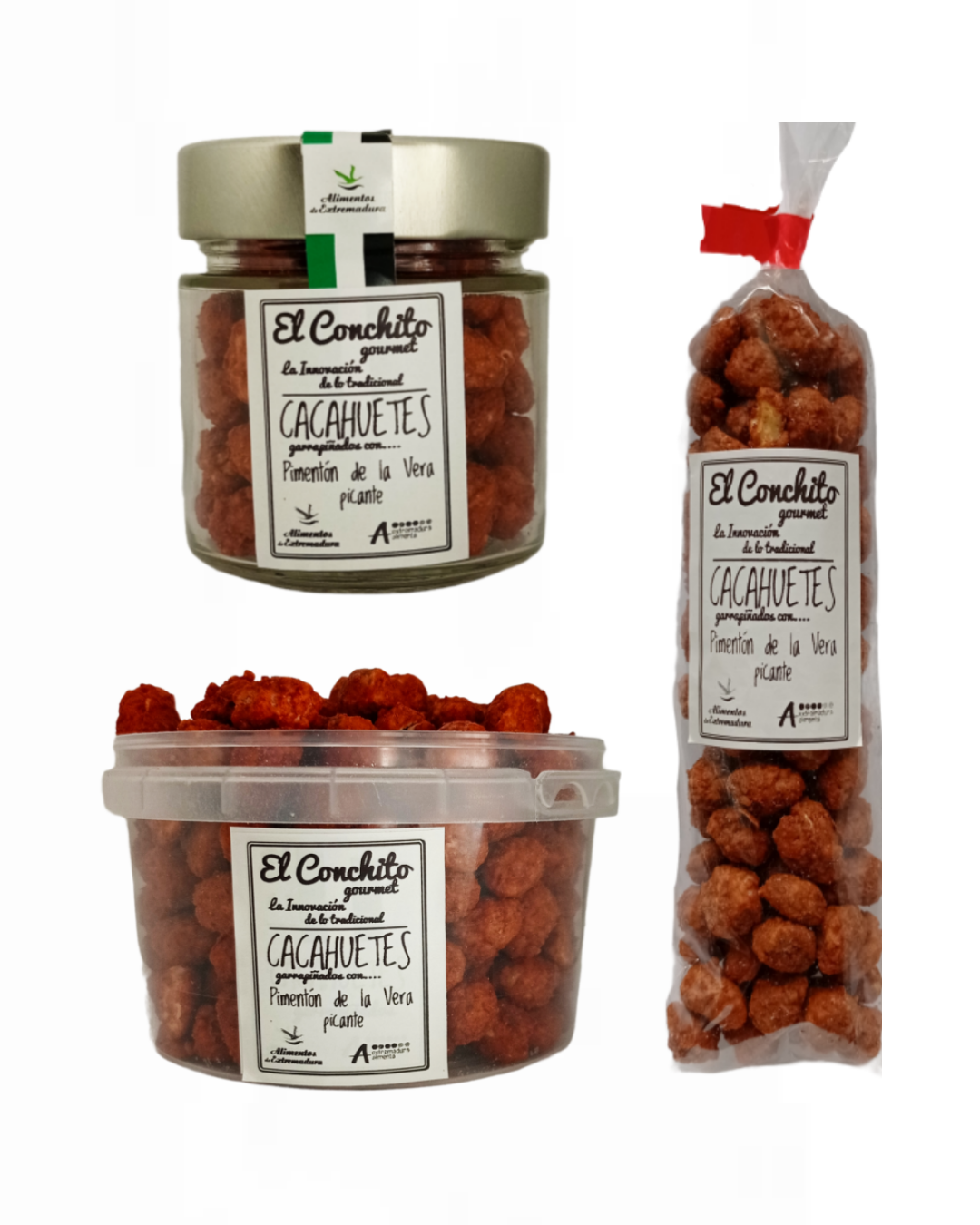 Cacahuetes Garrapiñados Con Pimentón Picante De La Vera_0