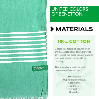 Hamman 80x165cm 170gsm 100%algodon Verde Casa Benetton_2
