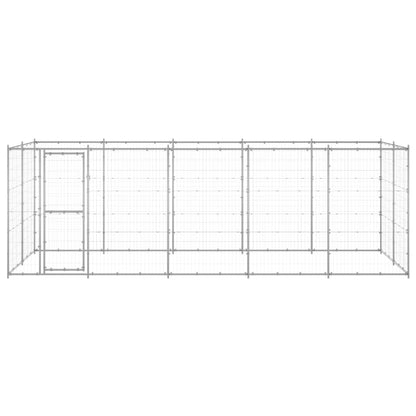 Perrera De Exterior De Acero Galvanizado 12,1 M²_0