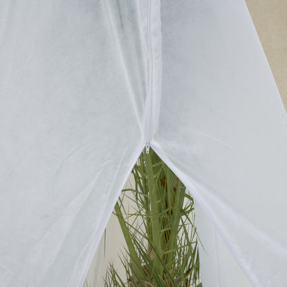 Hiverzip 2 x 1,80 m Cobertura de geada Nortene com fecho de correr 2 peças.