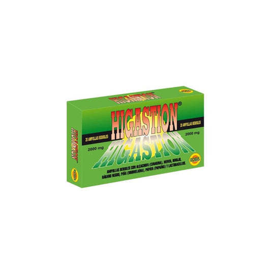 Higastion 2000 mg Robis, 20 ampolas de 10 ml