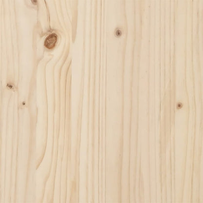 Tumbona De Madera Maciza De Pino 205x110x31,5 Cm / Vetonek_4
