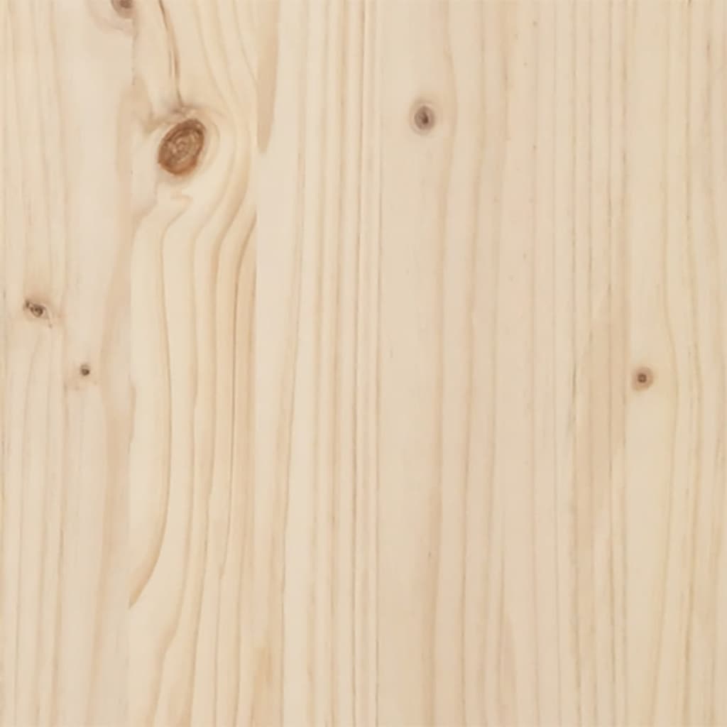 Tumbona De Madera Maciza De Pino 199,5x62x55 Cm / Vetonek_4