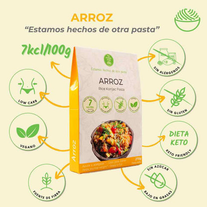 Arroz Konjac The Konjac Shop 270g