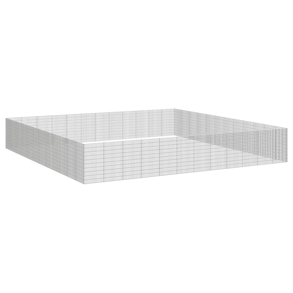 Vidaxl Recinto Corral Animales 48 Paneles Hierro Galvanizado 54x100 Cm_0