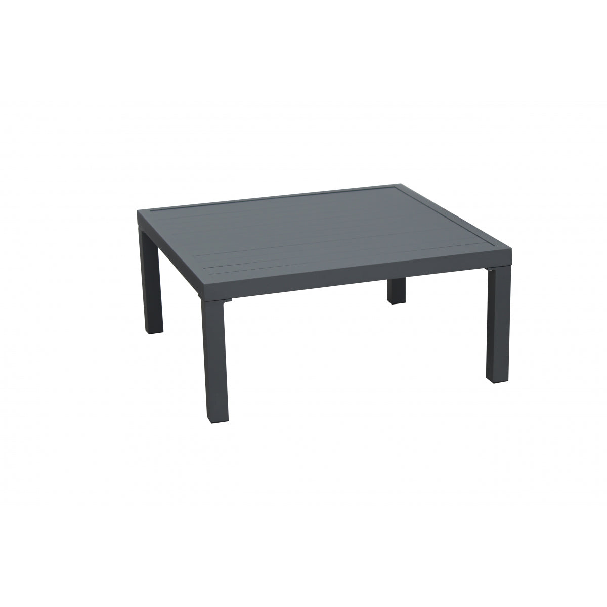 Manava Aluminio Gris Oscuro 5 Personas Esquina Set De Jardín 2 Sofás + 1 Mesa - Muebles De Jardín_3