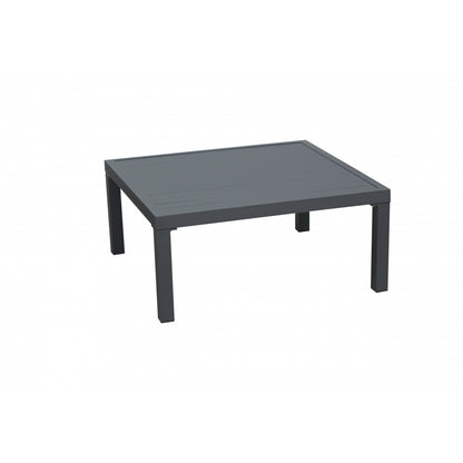 Manava Aluminio Gris Oscuro 5 Personas Esquina Set De Jardín 2 Sofás + 1 Mesa - Muebles De Jardín_3
