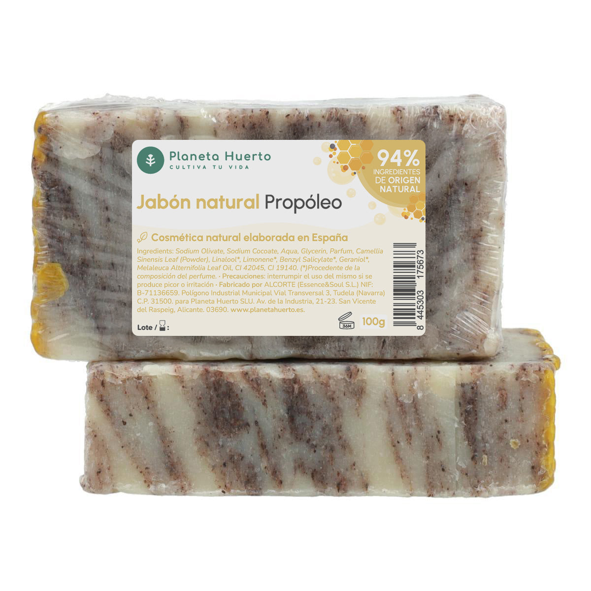 Sabonete natural à base de azeite e própolis Planeta Huerto 100 g