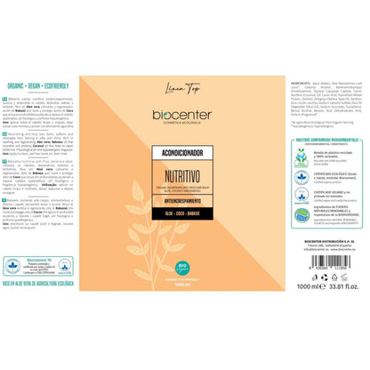 Condicionador Anti-Frizz Nutritivo Orgânico Top 1 Litro Biocenter