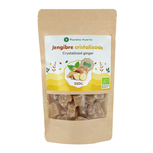 Gengibre Cristalizado ECO Planeta Huerto 250 g