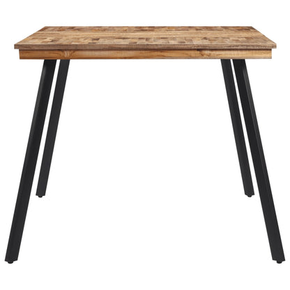 Mesa De Comedor Madera Maciza De Teca 148x97x76 Cm_1