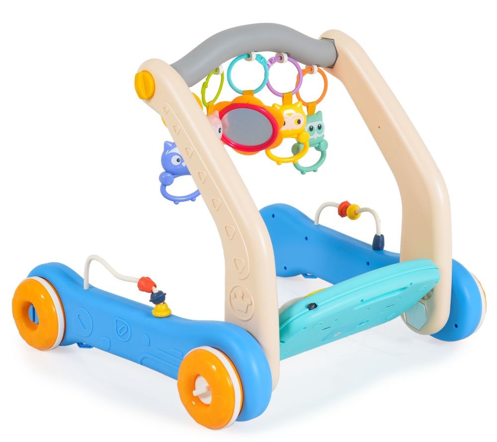 Andador 2 En 1 Y Tapete De Juego Piano He0637 Pink_3