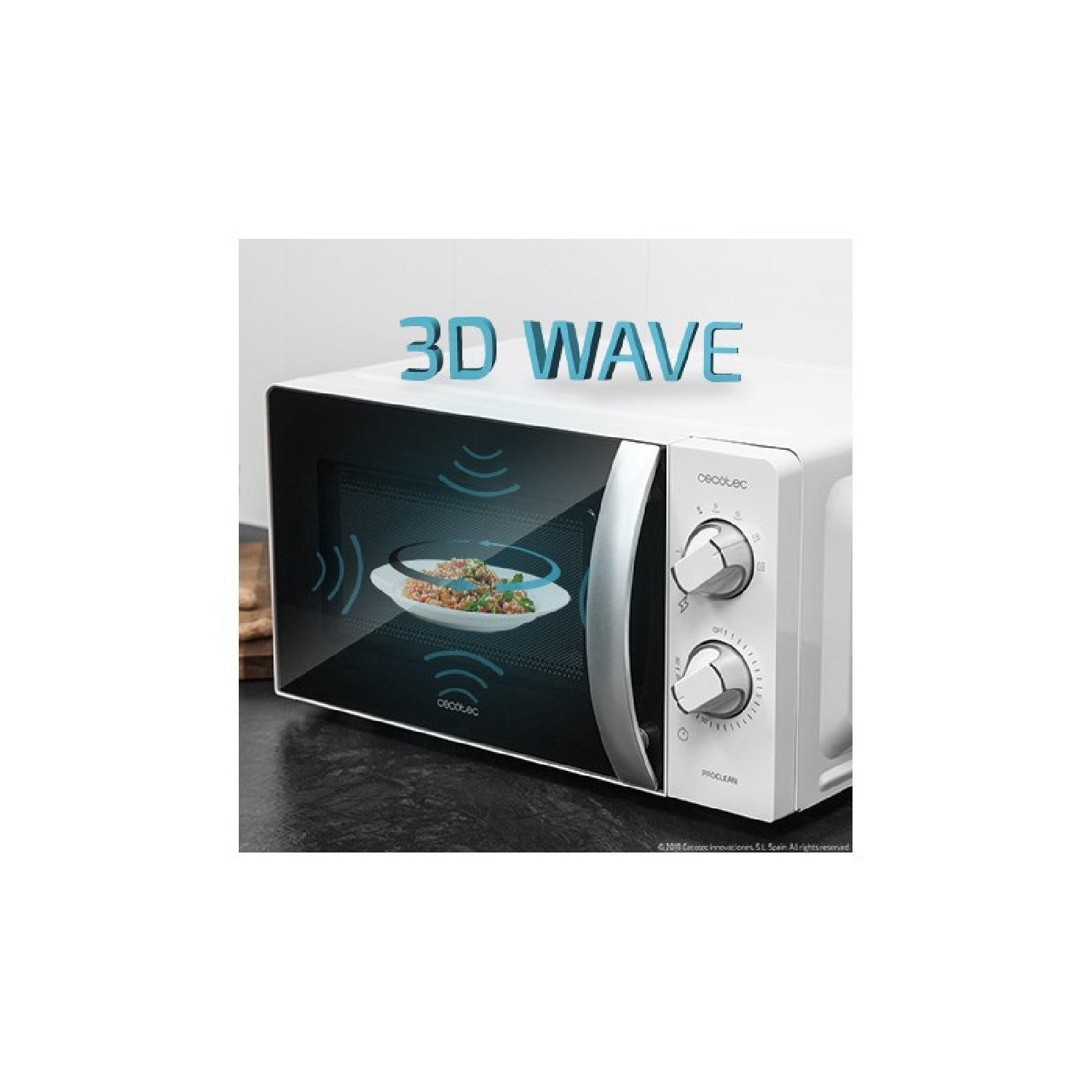 Microondas Proclean 2010. 700 W De Potencia, 20l De Capacidad, Tecnología 3dwave, Modo Descongelación, 6 Niveles De Potencia, Temporizador 30 Mins,_2