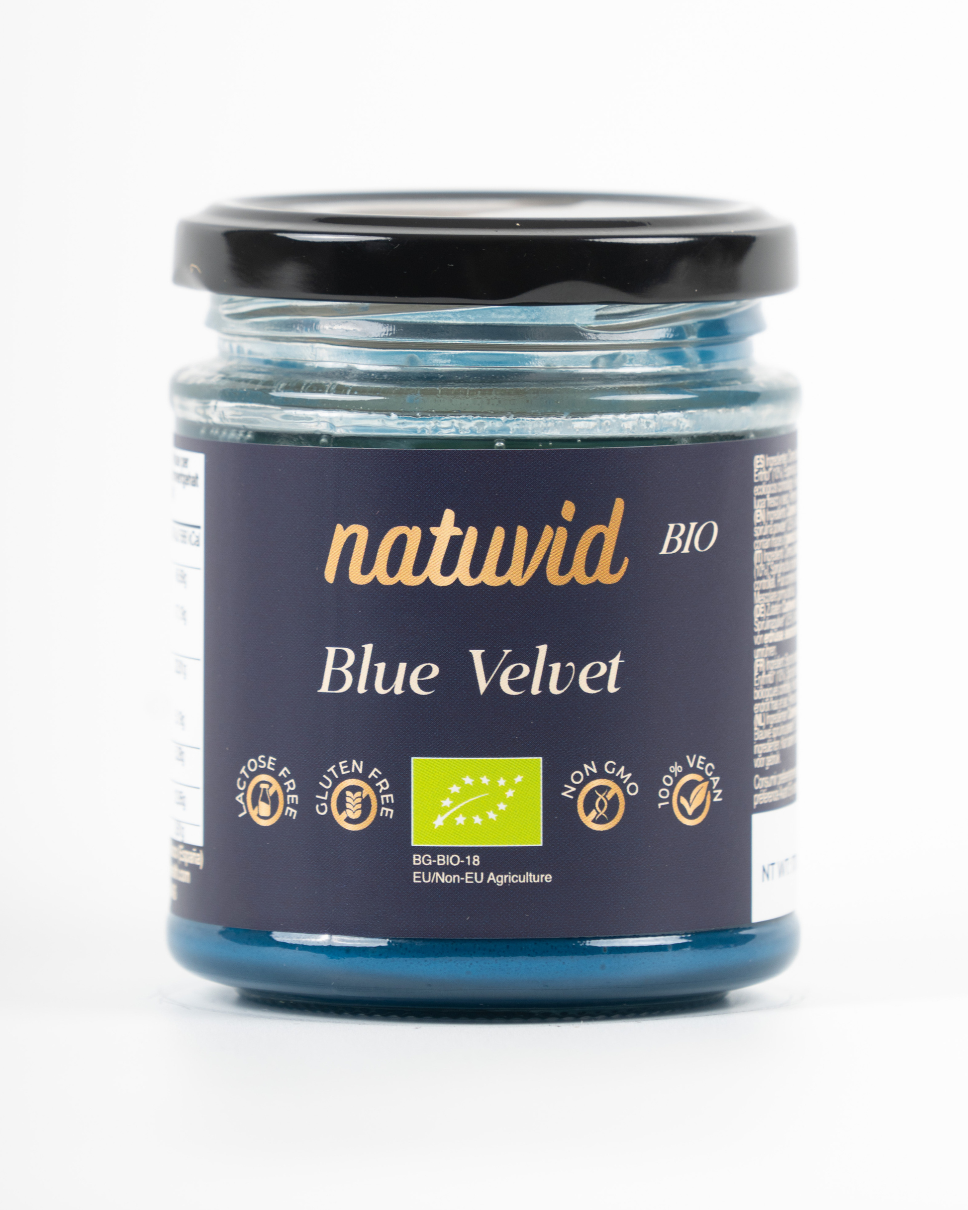 Crema Blue Velvet BIO Natuvid (170g) | 100% Natural, Vegana, Sin Gluten y Sin Lactosa_0