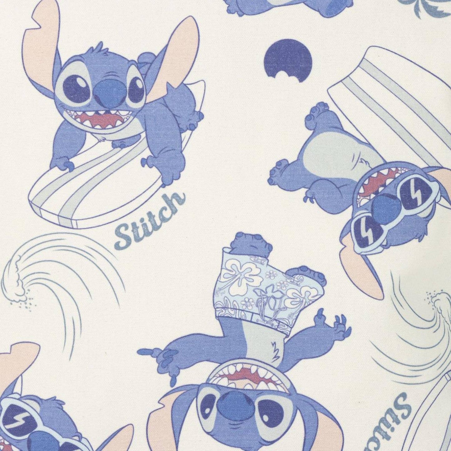 Bolsa De Compras Stitch Azul 36 X 39 X 0,4 Cm_2