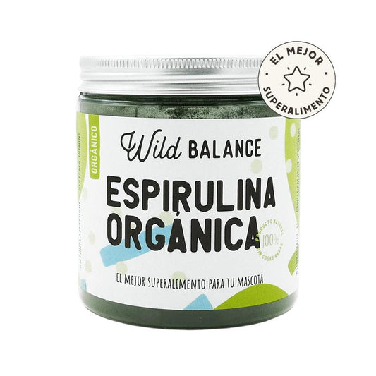 Suplemento natural para animais de estimação Wild Balance Spirulina biológica 100g