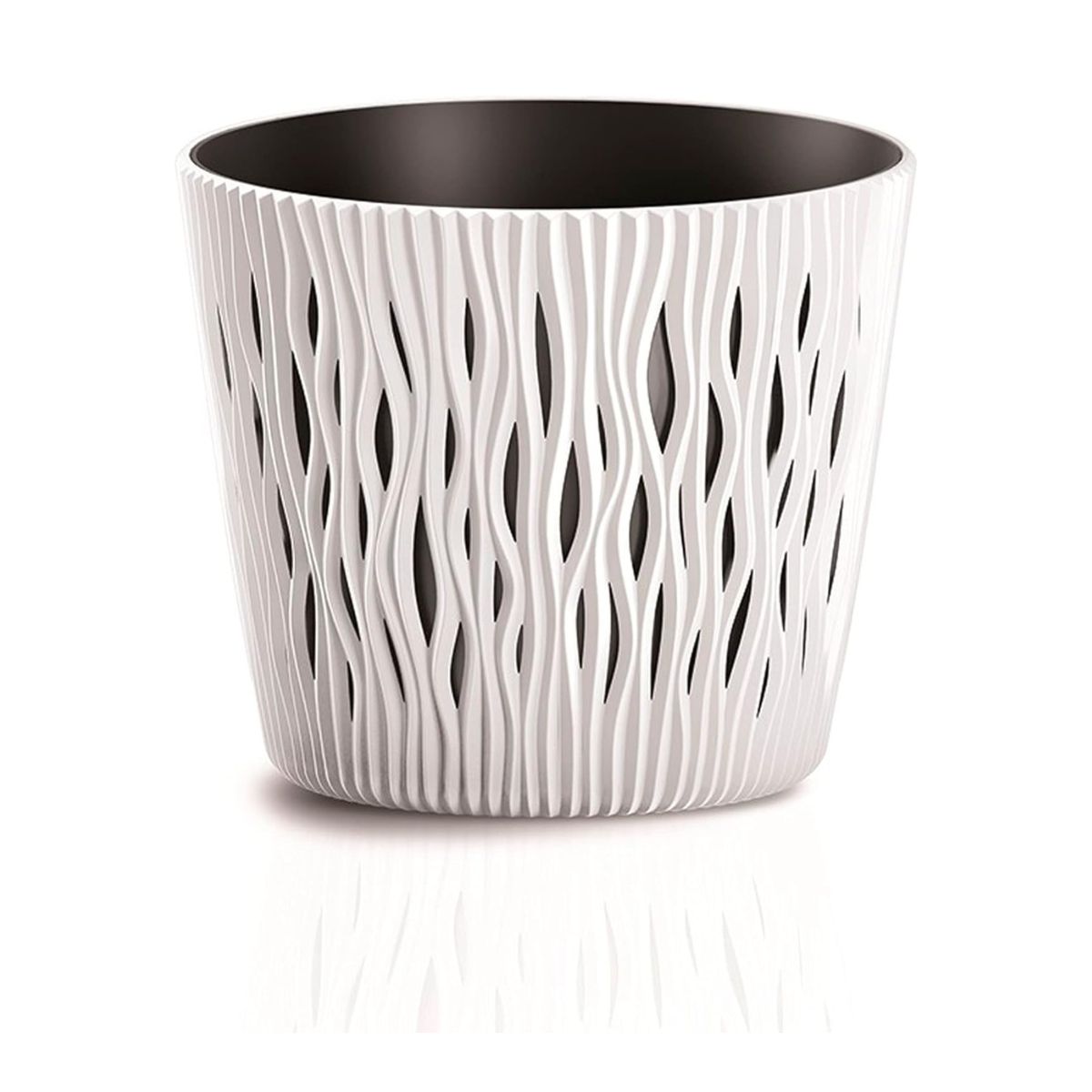 Vaso Duna com inserto branco D16x14